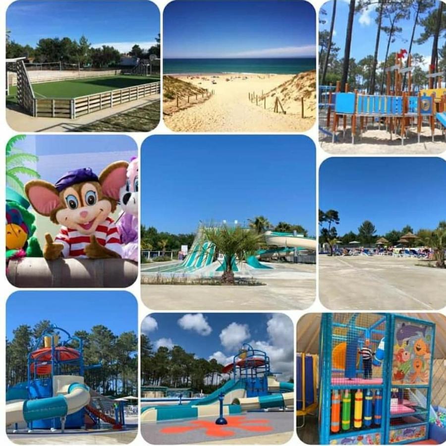 Camping Des Dunes De Contis Mobilhome 3Ch, Saint-Julien-en-Born Exteriér fotografie