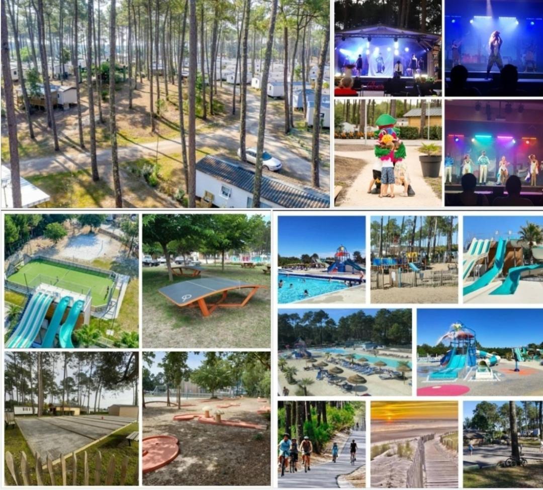 Camping Des Dunes De Contis Mobilhome 3Ch, Saint-Julien-en-Born Exteriér fotografie